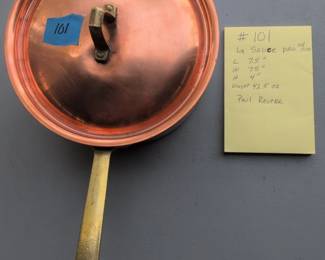 Paul Revere La Sauce Copper Saucepan