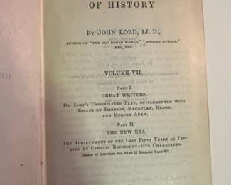 Beacon Lights of History Complete Set by John Lord, LL.D. fourth image