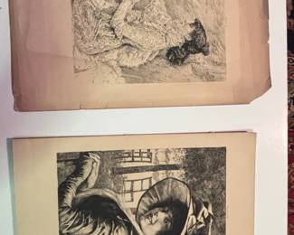Jules BastienLepage A Sarah Bernhardt and Blanche II Prints