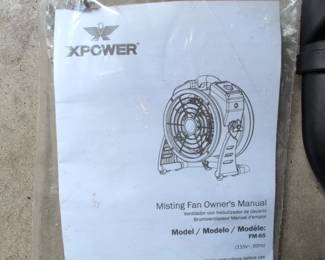 XPOWER FM Misting Fan second image