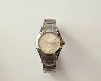 Bulova Americas Cup Stainless Steel and Gold Tone Watch fourth image