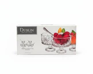 Godinger Dublin Collection Piece Crystal Taster Set with Spoons