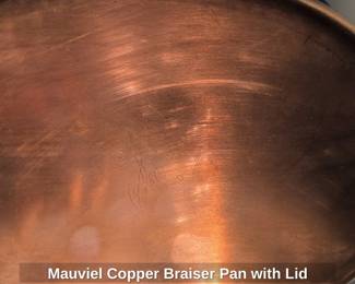 Mauviel Copper Braiser Pan with Lid third image