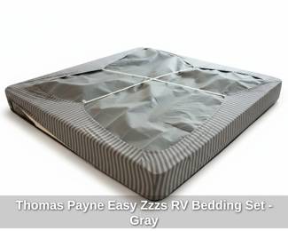 Thomas Payne Easy Zzzs RV Bedding Set Gray