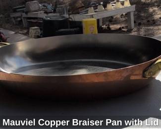 Mauviel Copper Braiser Pan with Lid second image