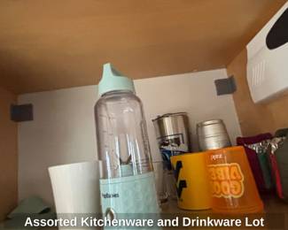 Assorted Kitchenware and Drinkware Lot second image