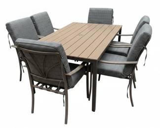 Outdoor Dining Set with Chairs