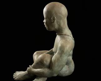 Terracotta Sculpture of a Young Child second image