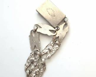 Art Deco Amethyst and Sterling Silver Jewelry Set fifth image