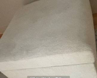 White Wedge Pillow