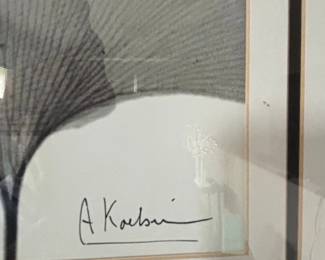 A. Kaelin Abstract Botanical Print