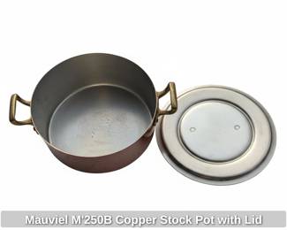Mauviel MB Copper Stock Pot with Lid second image