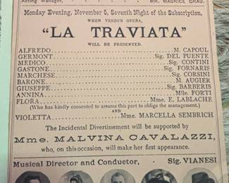 Metropolitan Opera House Playbills Early th Century fifth image
