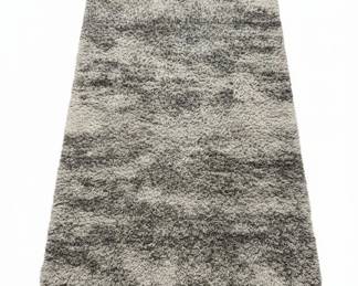 Micah Abstract Marble Contemporary Grey and Black Indoor Rug
