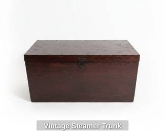 Vintage Steamer Trunk