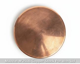 Mauviel MB Copper Stock Pot with Lid fifth image