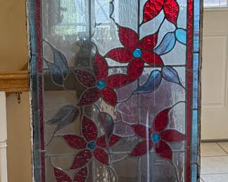 Stained glass panel