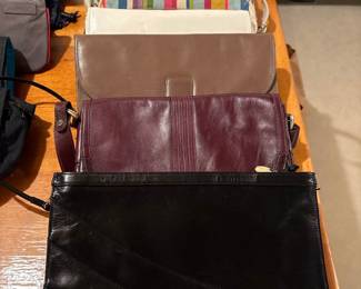 Assorted Women's Leather Handbags and Clutches