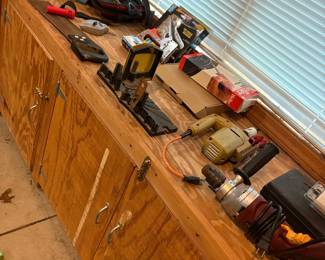 Assorted Power Tools and Hand Tools including Weller Soldering Iron Kit