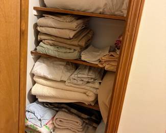 Assorted Linens and Bedding