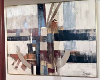 Abstract Geometric Painting by Lee Reynolds