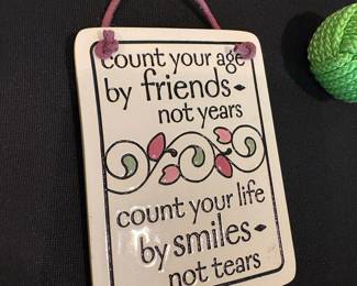 Inspirational Wall Plaque