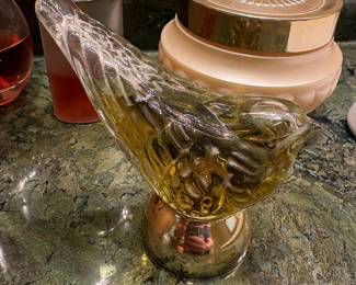 Vintage Avon Song Bird Cologne Decanter