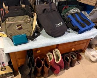 Assorted Bags and Footwear Lot