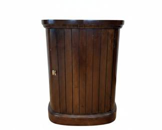 Vintage Drum/Cylinder Bedside Cabinet