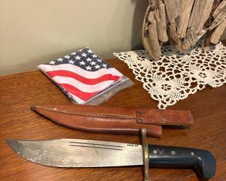 Case XX V-44 Bowie Knife with Sheath