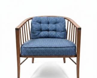 Mid-Century Modern Spindle Back Armchair