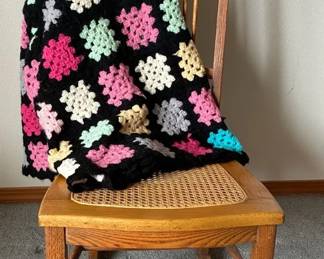 Rattan Seat Rocking Chair