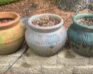 Decorative Outdoor Terracotta Pots