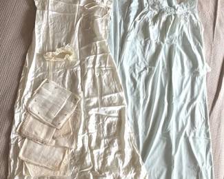 Vintage Nightgowns And Linen Handkerchiefs