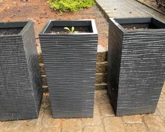 Tall Plastic Planters