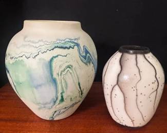 Nemadji Clay Pottery  Hannahs Blue Sky Pottery Naked Raku Vase