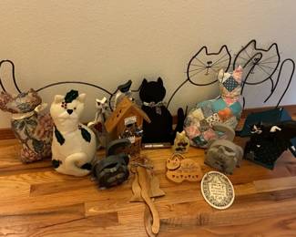 Wire Cat Art And Decor