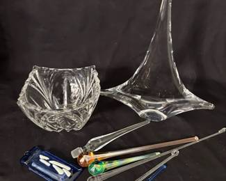 Simon Pearce Glass Sailboat Glass Prisms And More