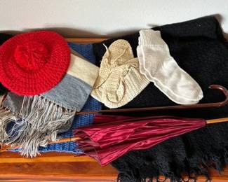 Silk Parasol And Womens Accessories