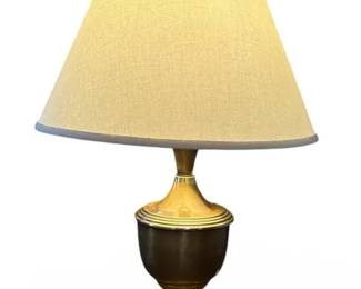 Pair Of Brass Lamps