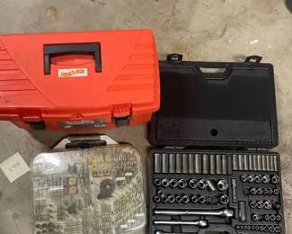 Toolbox Drill Bit Set  Rachet Set