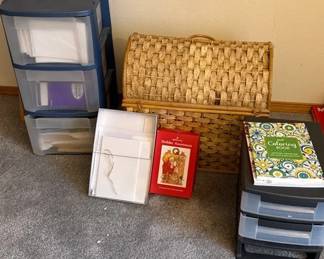 Storage Bins Paper Crayons Cards And So Much More