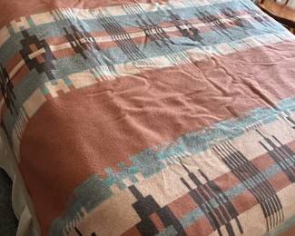Pair Of Westland Wovens By Pendleton Wool Queensize Blankets