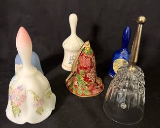 Fenton Hand Painted Bell And More