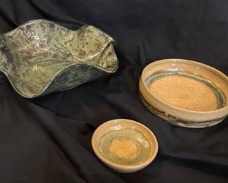 Ceramic Centerpiece and Bowls