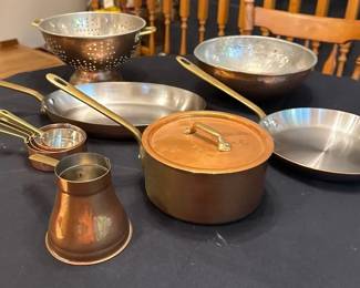 Copper Pots and Pans Made In France