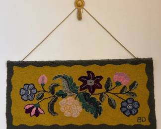 Vintage Hooked Wall Art