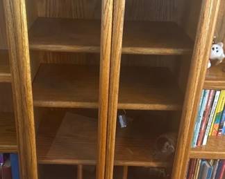 Oak Media CenterBookcase