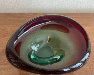 Art Glass Bowl Signed and Numbered