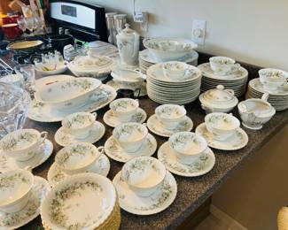 Franconia Selb Bavaria Germany Hawthorn china set